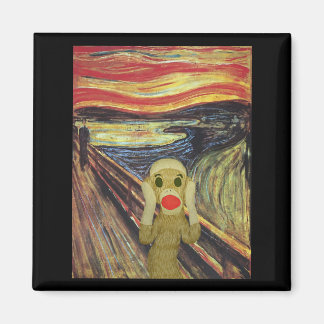 Sock-Monkey-Schraubenmagnet Magnet