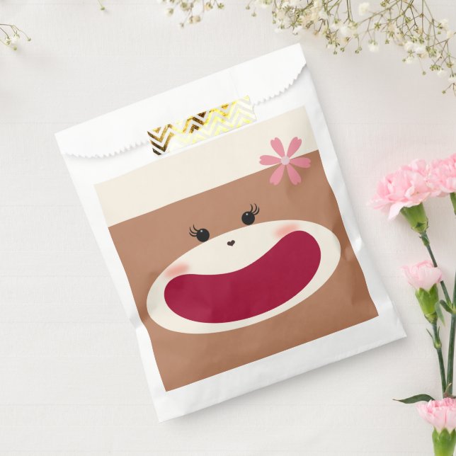 Sock Monkey Smile (Girl) Geschenktütchen (Versiegelt)