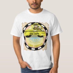 Sock Monkey Taxi T - Shirt