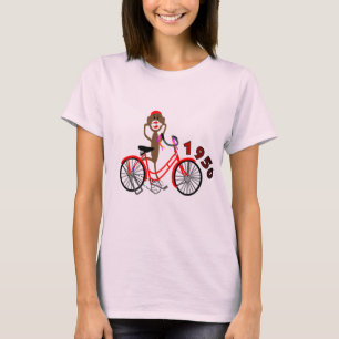 Sock Monkey % Zeichnung eines Fahrrads aus den 195 T-Shirt