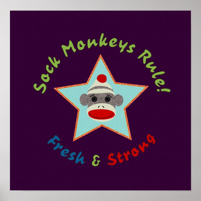 Sock Monkeys Regel! Poster (Vorne)