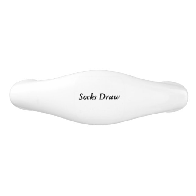 Sock Schublade Keramik Schubladengriff (Vorderseite)
