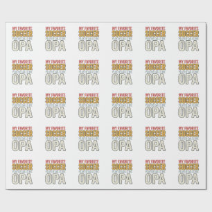 Sockel Opa Vintage-Typografie-Shirt-Design_1 Geschenkpapier