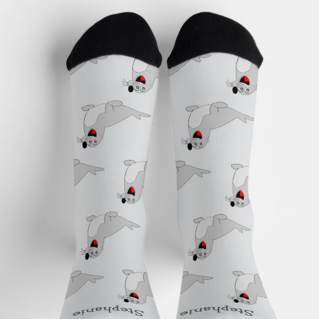 Sockeln-Siegel-Design Socken (Oben)