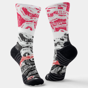 Socken – Abstract Land