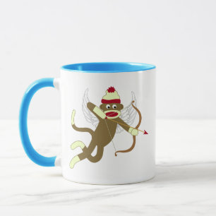 Socken-Affe-Amor Tasse