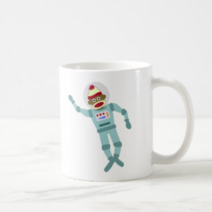 Socken-Affe-Astronaut Tasse
