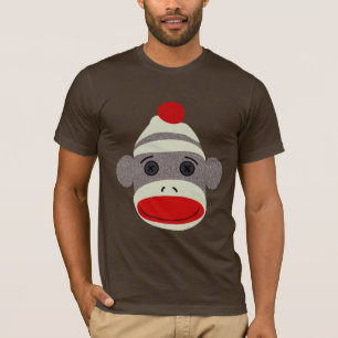 Socken-Affe-Gesicht T-Shirt