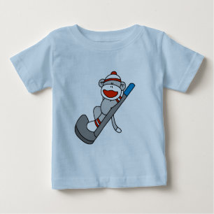 Socken-Affe-Golf-T-Shirts und Geschenke Baby T-shirt