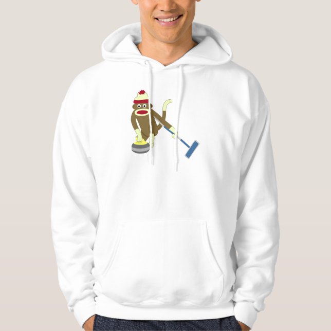 Socken-Affe-olympisches Winden Hoodie (Vorderseite)