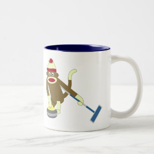 Socken-Affe-olympisches Winden Zweifarbige Tasse