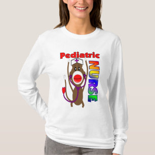 Socken-Affe-pädiatrische T-Shirt