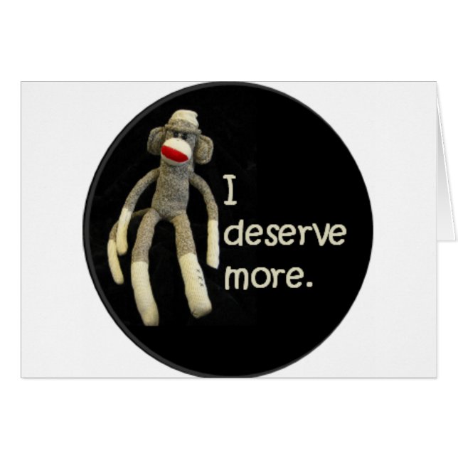 Socken-Affe-Verleumdungen (Vorderseite (Horizontal))