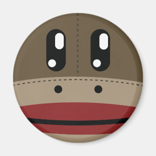 Socken-Affen-Face-Produkte Magnet
