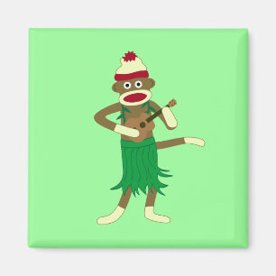 Socken-AffeUkulele Magnet