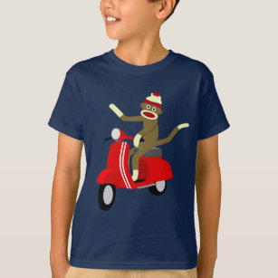 Socken-Affevespa-Roller T-Shirt