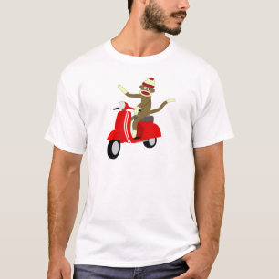 Socken-Affevespa-Roller T-Shirt