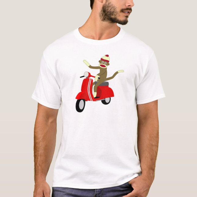 Socken-Affevespa-Roller T-Shirt (Vorderseite)