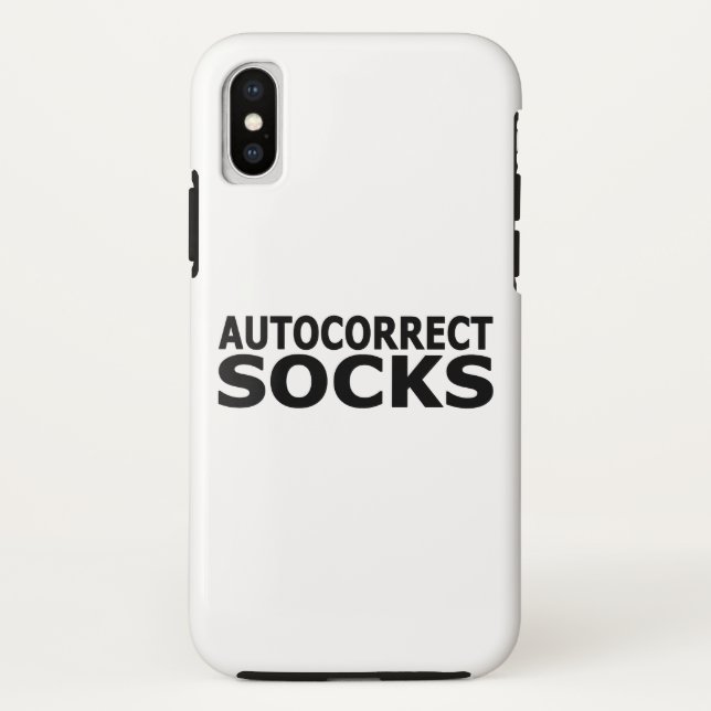 Socken automatisch korrigieren Case-Mate iPhone hülle (Rückseite)