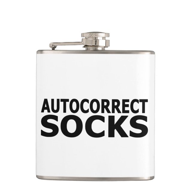 Socken automatisch korrigieren flachmann (Vorderseite)