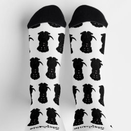 Socken Black Labrador Dog Design