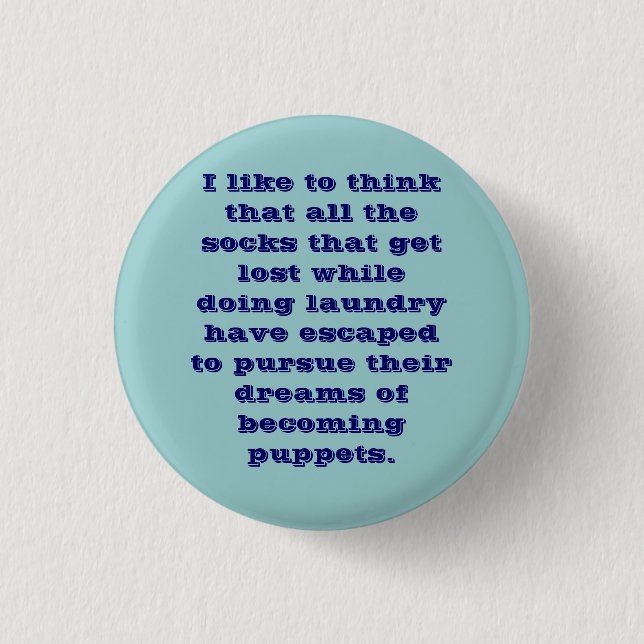 Socken Button (Vorderseite)