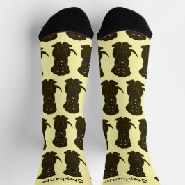Socken Chocolate Labrador Dog Design
