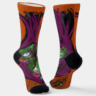 Socken der verrückten Cartoon-Crew