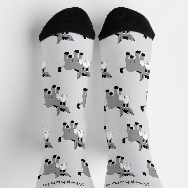Socken Donkey Design (Oben)