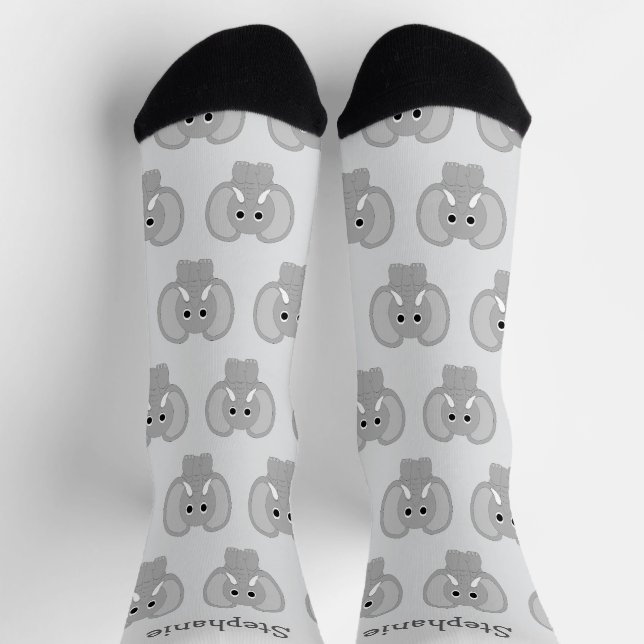 Socken Elefantendesign (Oben)