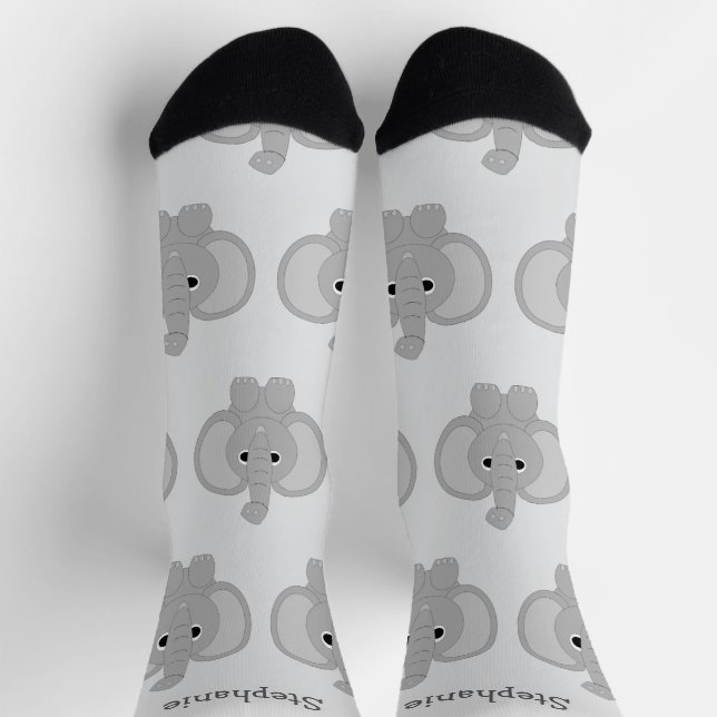 Socken Elephant Design (Oben)