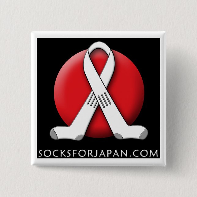 Socken für Japan-Knopf Button (Vorderseite)