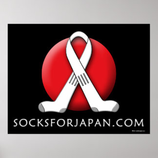 Socken für Japan Poster Art