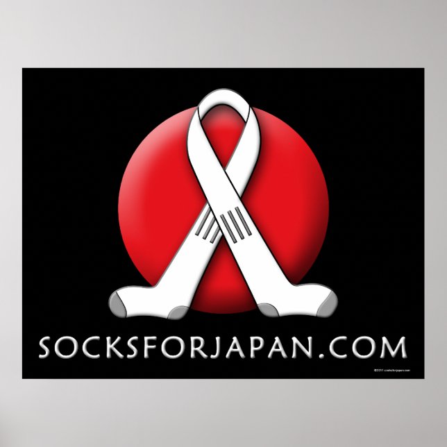 Socken für Japan Poster Art (Vorne)