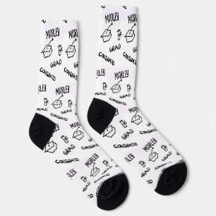 Socken für personalisierte Abschluss-Crew