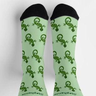 Socken Gecko Eidechsen Design