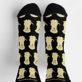 Socken Gelbes Labrador Hunddesign