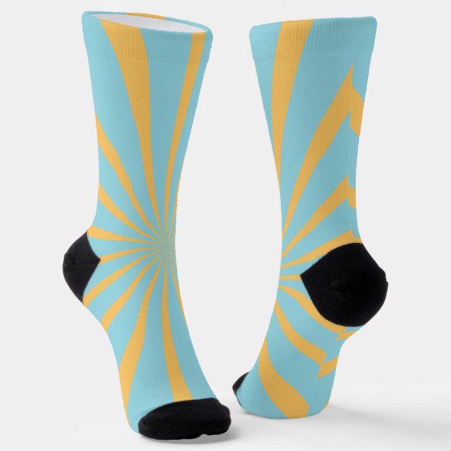 Socken gestreift (Gewinkelt)