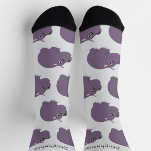 Socken Hippopotamus Design