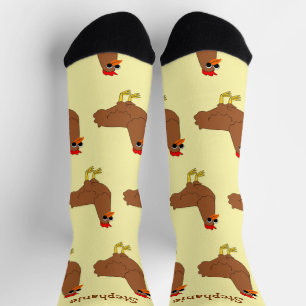 Socken Hühnerdesign