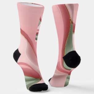 Socken im stilvollen abstrakten Grafikdesign