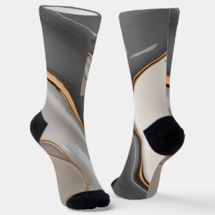Socken in abstrakter Grafik