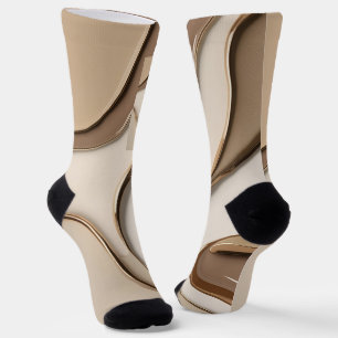 Socken in abstrakter Grafik