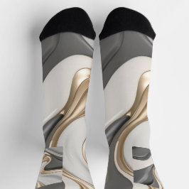 Socken in abstrakter Grafik