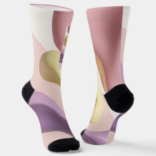 Socken in stilvollem abstraktem Grafikdesign