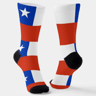 Socken mit der Flagge eines Chilen