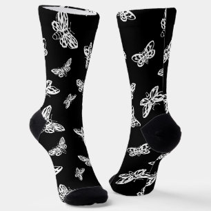 Socken mit Motordmuster