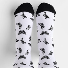 Socken mit Motordmuster