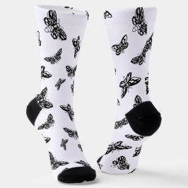 Socken mit Motordmuster
