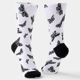 Socken mit Motordmuster